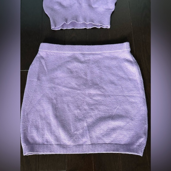 ⚡️2/$25⚡️ Purple Halter Top and Mini Skirt Matching Set | Vacation Resort Party - Picture 15 of 17